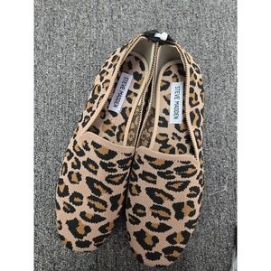 Steve Madden Raine Women's Cheetah Print Flats Sz 8.5 Cushion